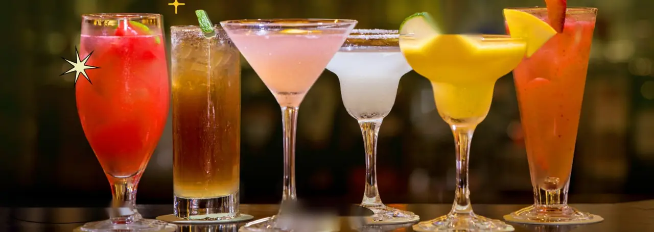 Signature cocktails crafted with Cocktail Haus cordials and syrups, India’s cocktail house